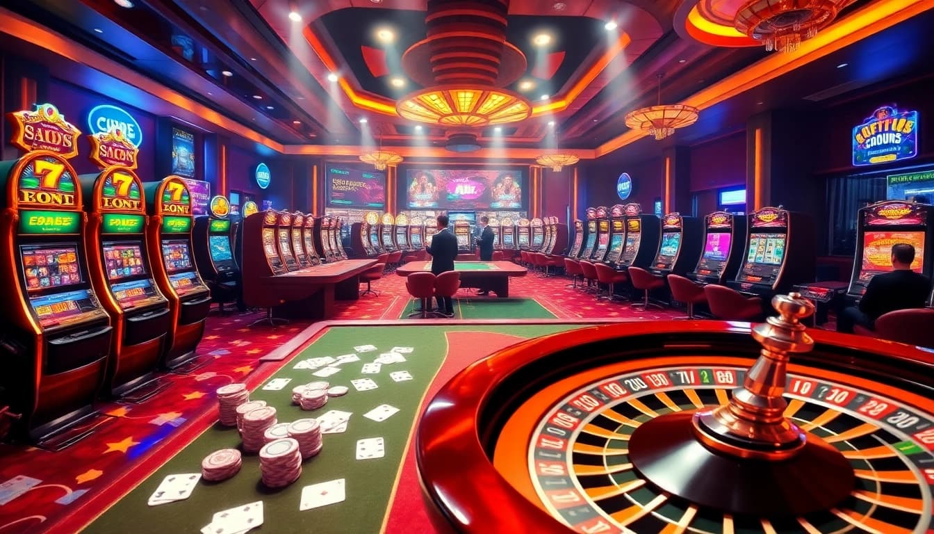 Experience thrilling gameplay with online gambling at https://tg88pro.com/ featuring vibrant casino tables and exciting slot machines.