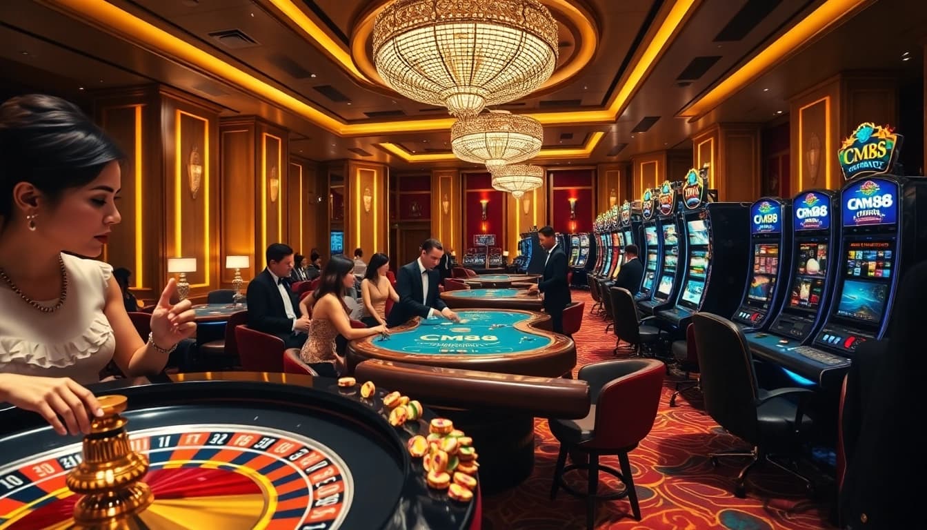 Experience the excitement at CM88, a reputable gambling platform featuring vibrant casino action.