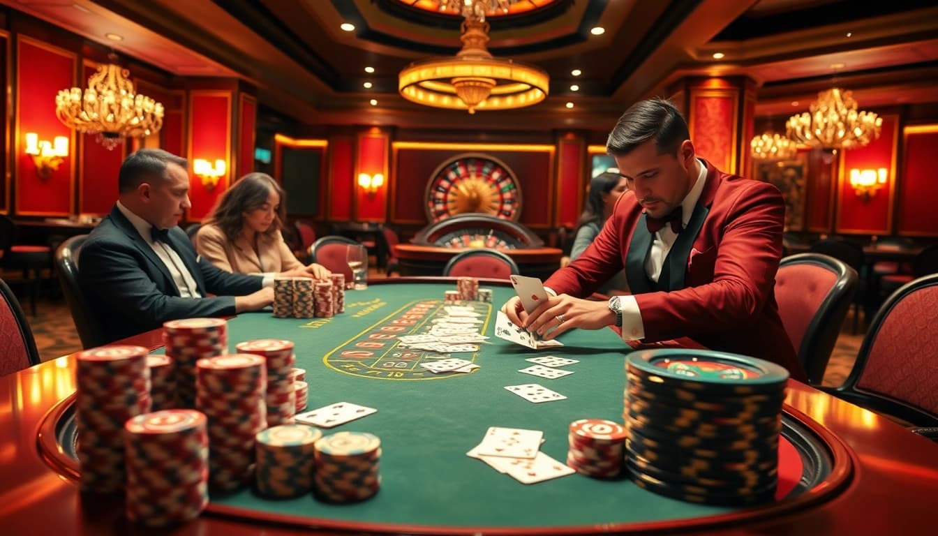 Experience the thrill of a high-stakes poker game at https://xx88.moe/ with luxury and excitement.