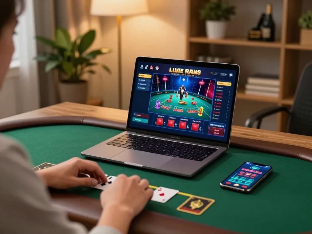 Experience live dealer blackjack at lv88 in a cozy online gaming setup.