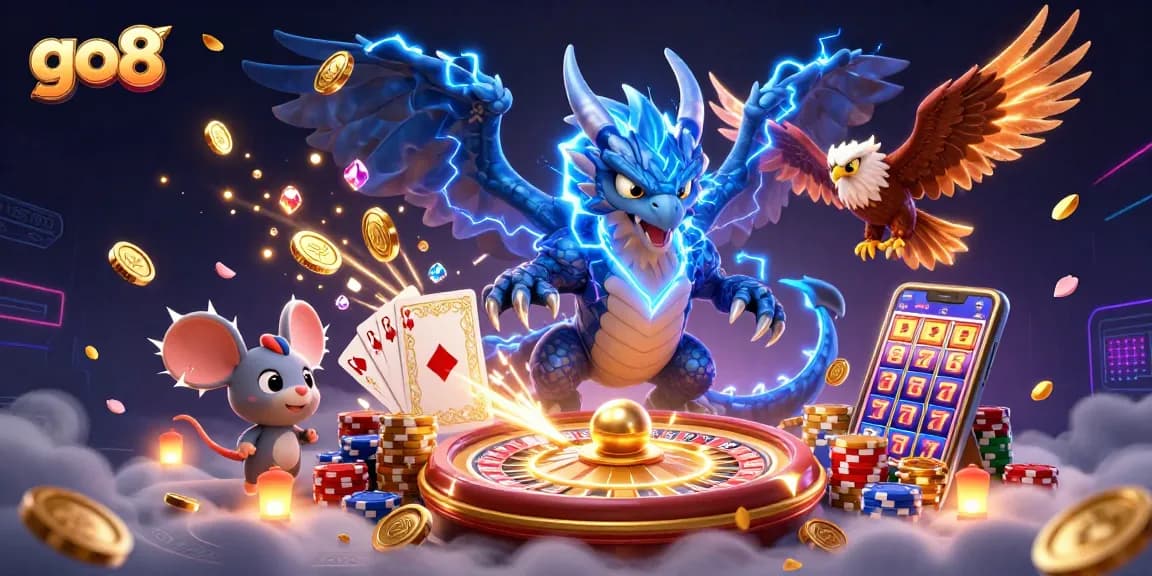 Experience thrilling gameplay at go8 with dynamic characters and exciting casino elements in action.