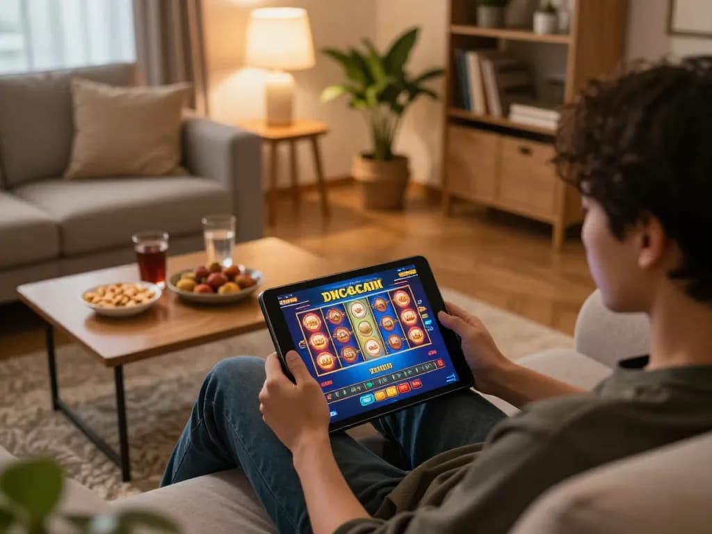 Bermain slot gacor online dari kenyamanan rumah dengan antarmuka yang berwarna-warni dan sentuhan pribadi