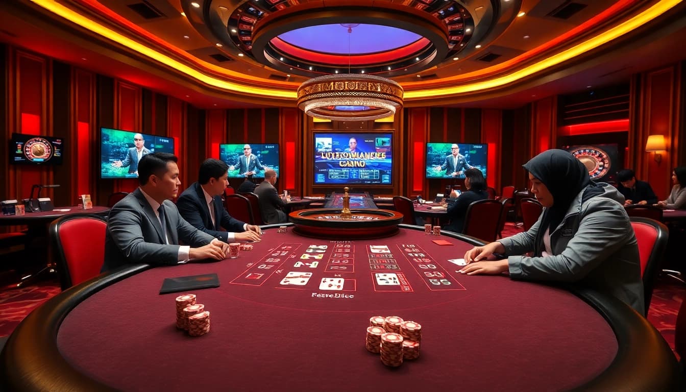 Experience Live Casino 98Win with professional dealers and exciting games in a vibrant setting.