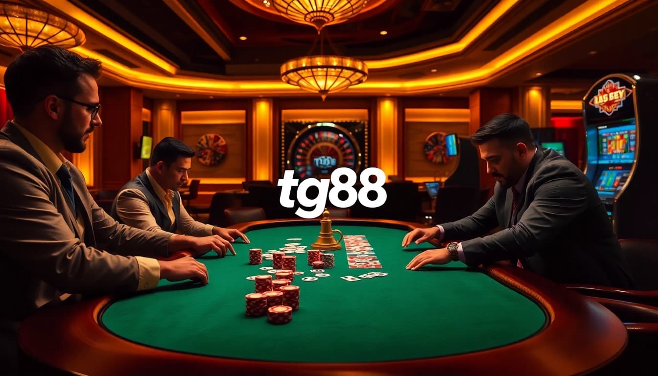 Compete at the tg88 poker table, where excitement meets high-stakes gaming.