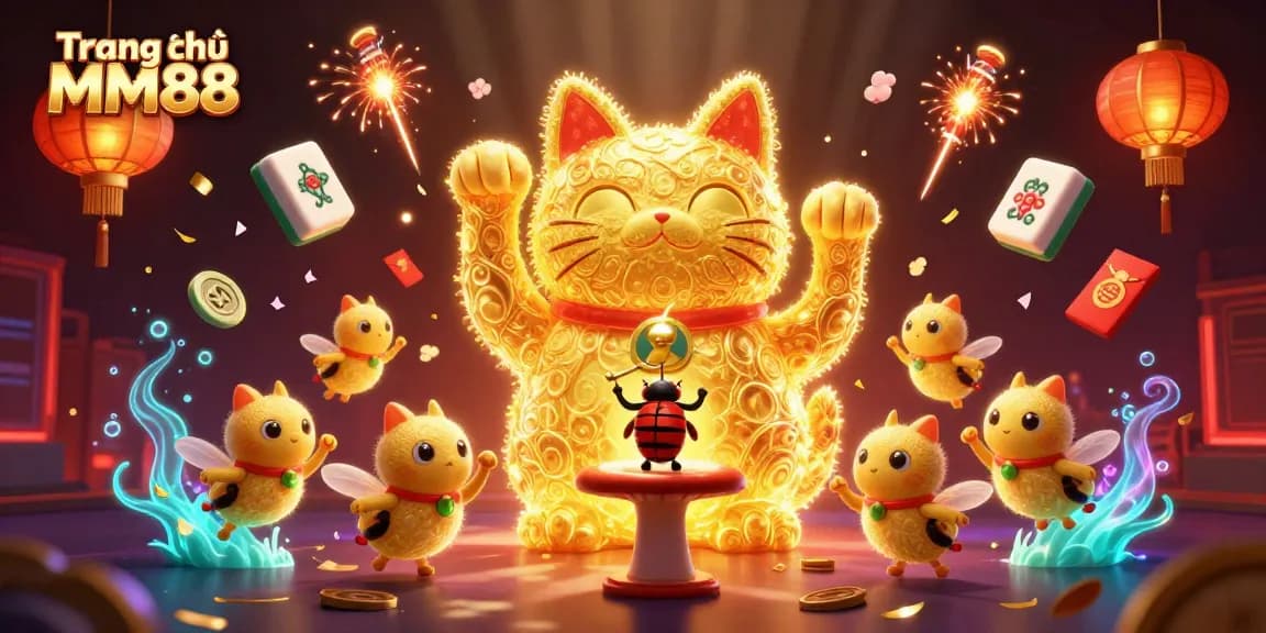 Experience winning thrills with Trang chủ MM88's vibrant casino world full of animated symbols and excitement.