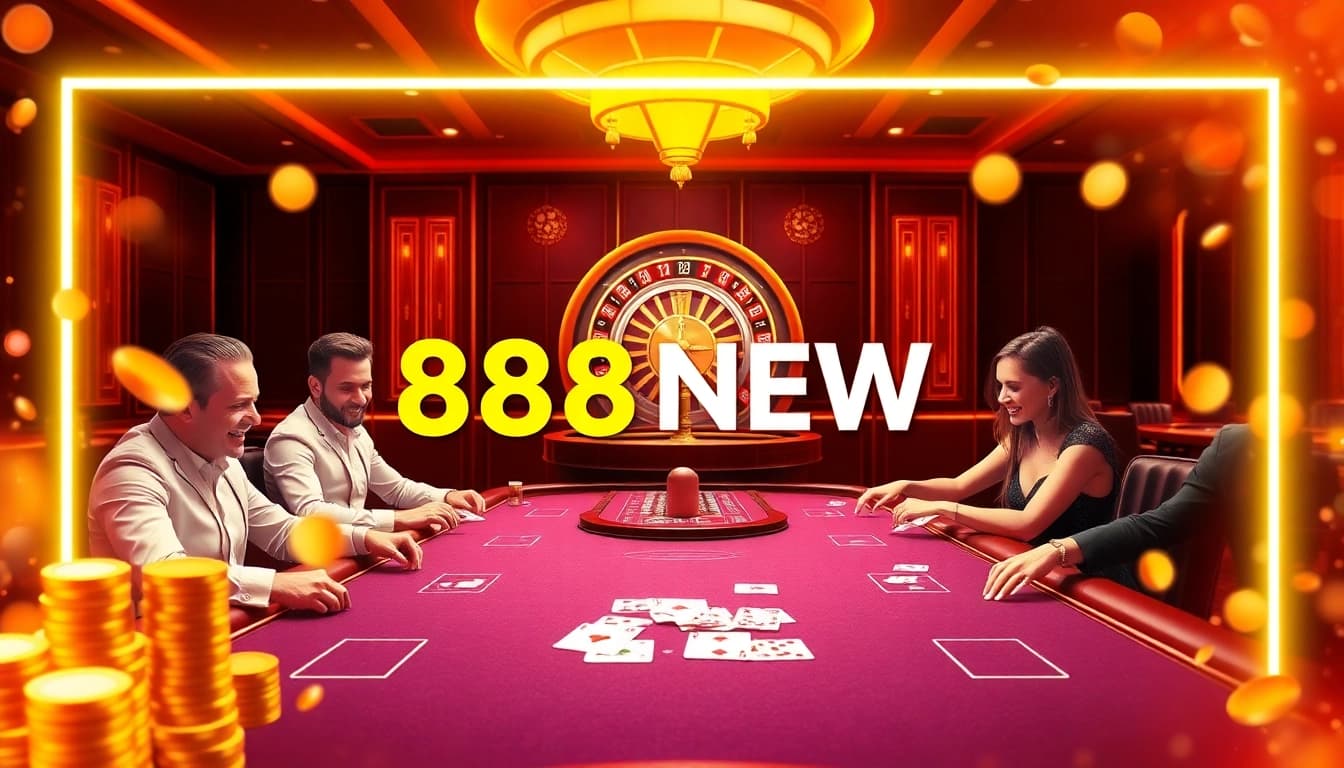 Experience the thrill of 888NEW Đăng nhập at a vibrant online casino with exciting tables and players.