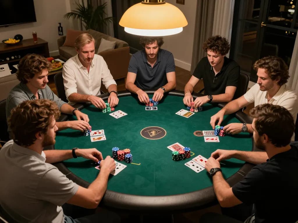 Join the excitement at tg887 with friends during an engaging poker game night at home