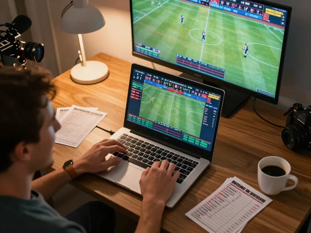 Engage with live sports betting on 789betgo through your laptop at home.