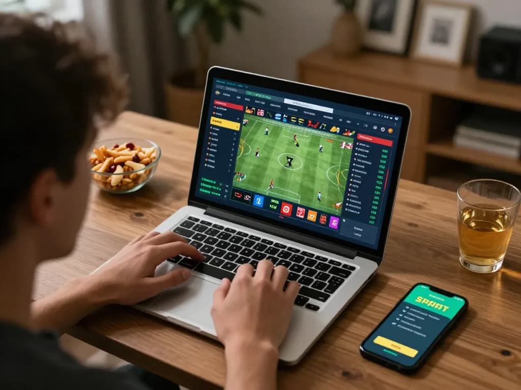 Hitclub player placing bets during an intense online sports betting session with live odds displayed