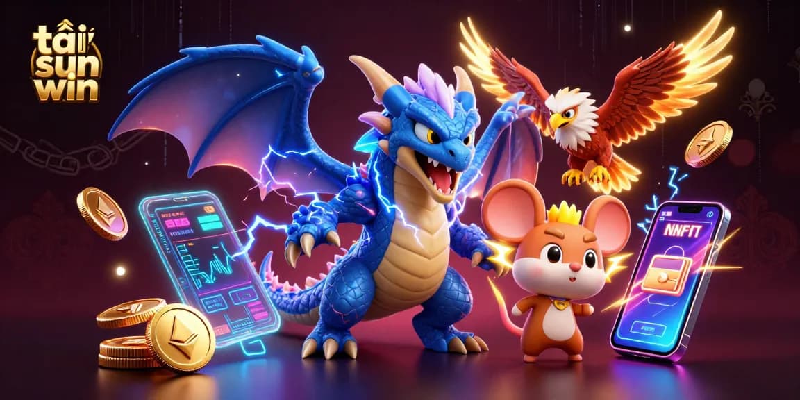 Experience the thrill and excitement as you tải sun win in this vibrant 3D casino scene filled with energy.