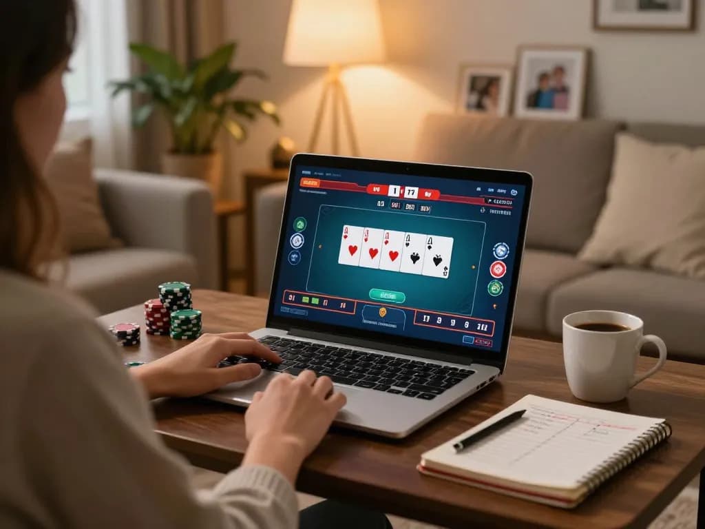 Engaging in online poker via Link mới da88 with a cozy atmosphere and strategic notes