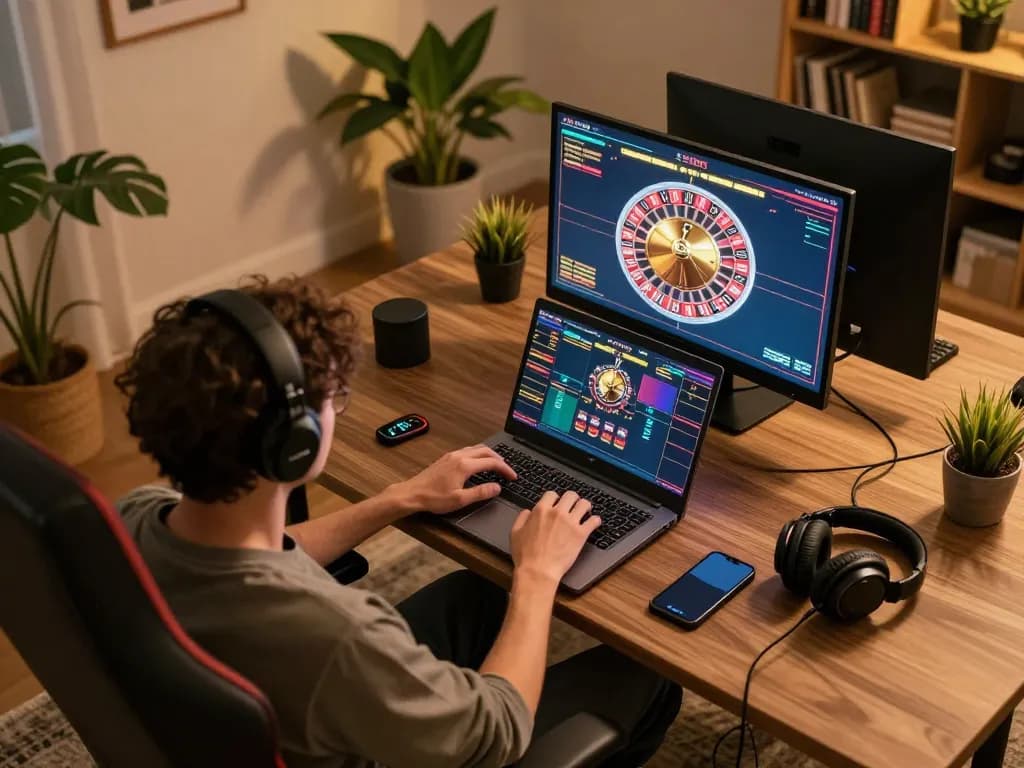 Experience the excitement of online betting at hay88x in a stylish gaming setup