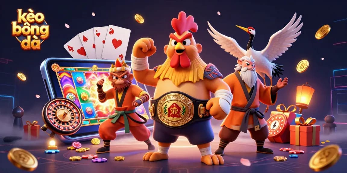Engage with kèo bóng đá as dynamic characters and casino elements create an exciting atmosphere.