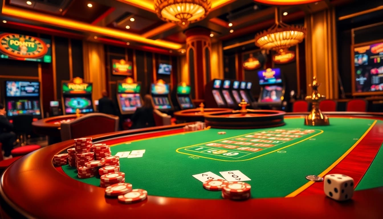 Experience thrilling gameplay at https://789bet.red/ with a luxury casino atmosphere showcasing poker, roulette, and slot machines.