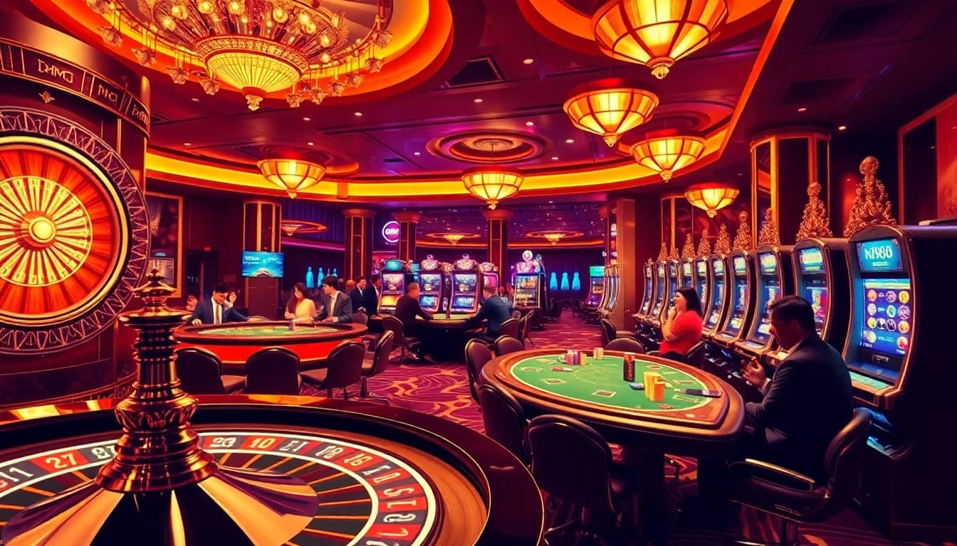 Experience excitement at nk88 with vibrant casino tables and thrilling gaming action.