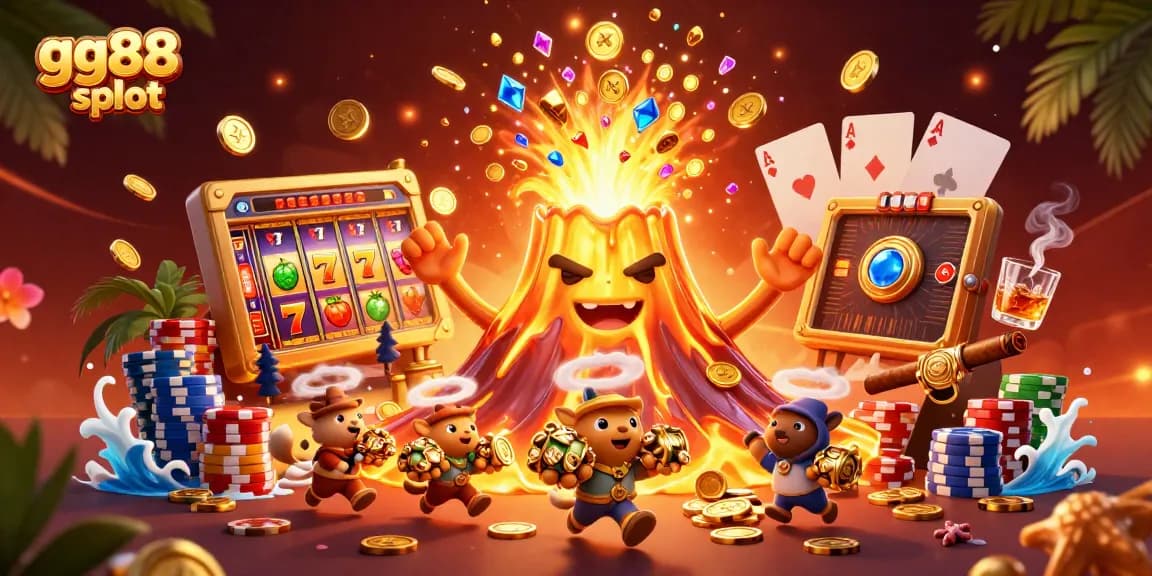 Engage with gg88 slot gameplay featuring dynamic characters and vibrant casino elements in an exciting atmosphere.