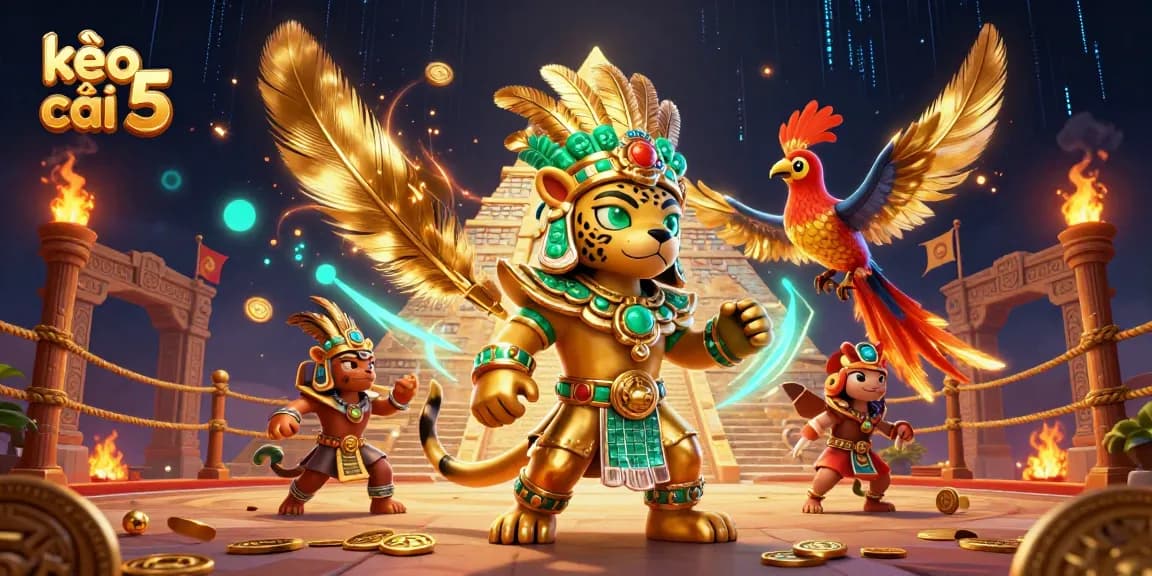 Engage in thrilling gaming adventures at kèo nhà cái 5 featuring dynamic illustrations and action.