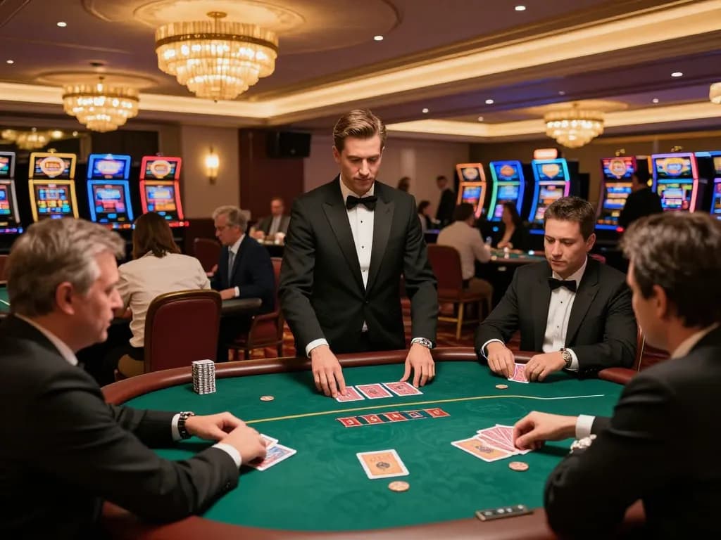 Players enjoying poker action at Rik vip casino with elegant atmosphere and dynamic gameplay
