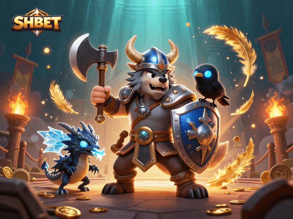 Experience exhilarating moments at SHBET with a fistful of victorious treasures, including a Viking wolf warrior and dragon.