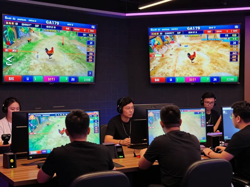 Engaging online gaming experience at https://ga179.press/ showcasing dynamic cockfighting matches and interactive player participation.