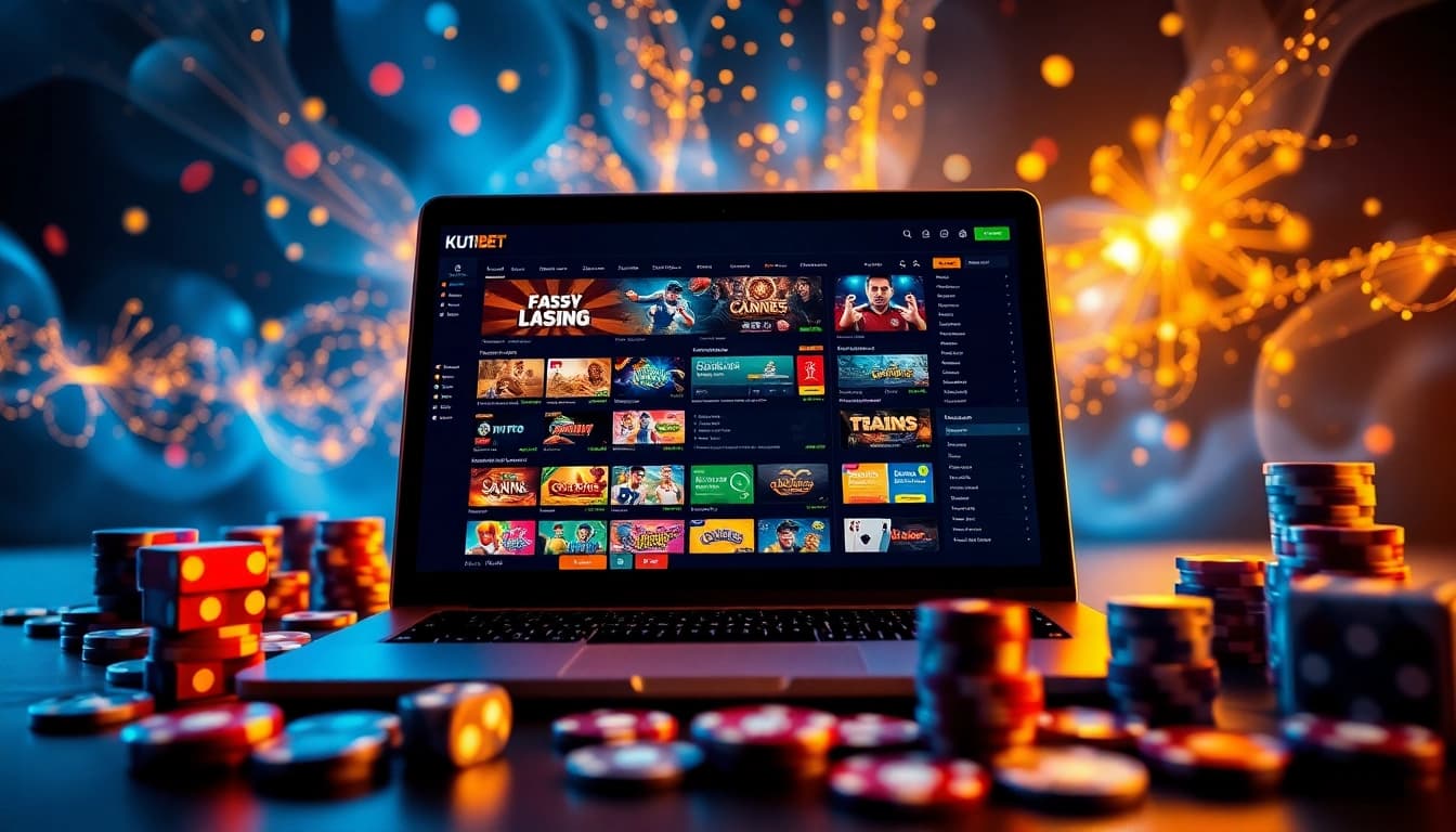 Engaging online betting interface for ku11bet showcasing casino games and sports events.