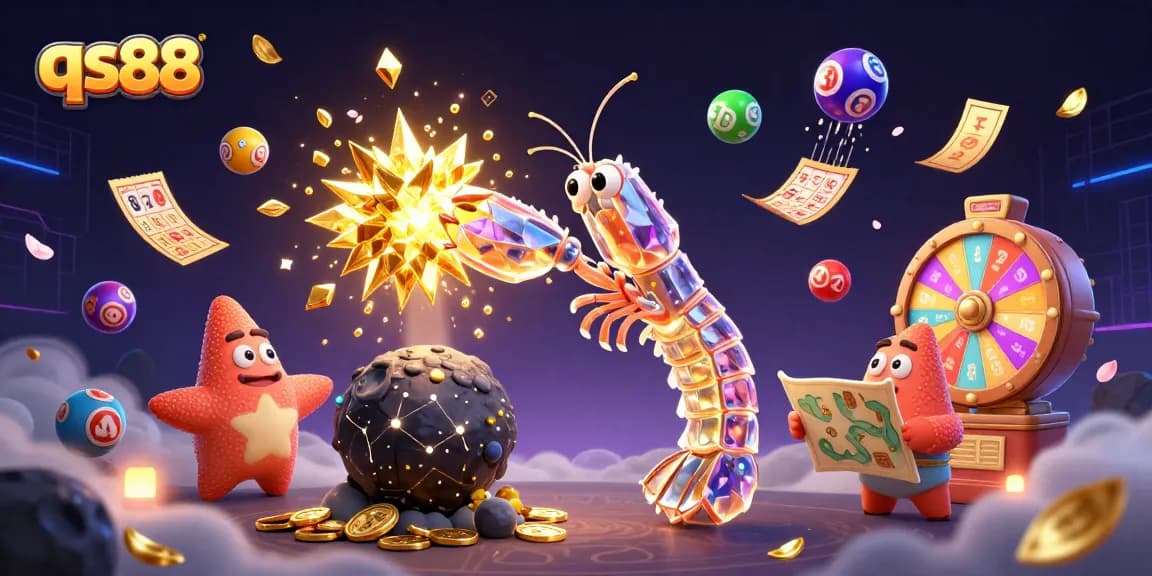 Experience the thrill of qs88 with dynamic lottery elements and vibrant casino visuals.
