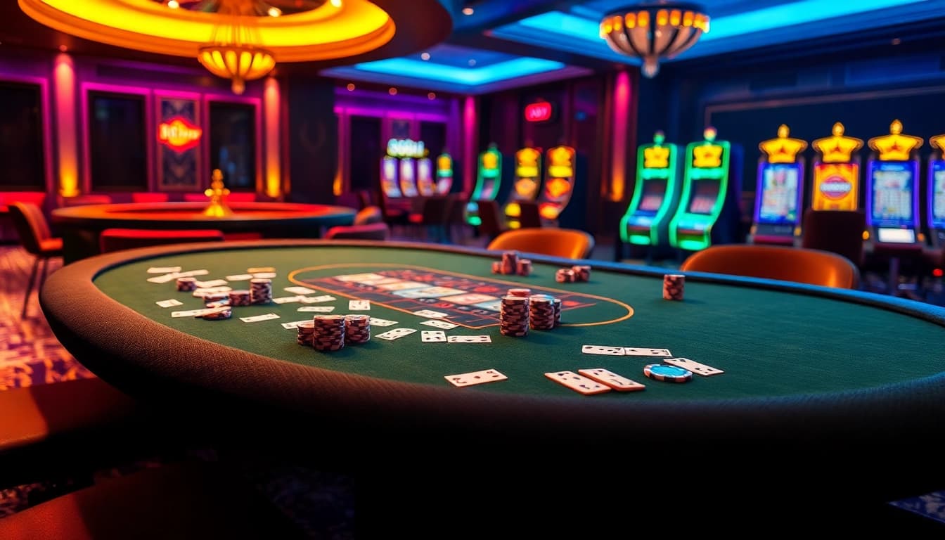 Exciting poker game scene highlighting 888vi's vibrant casino experience.