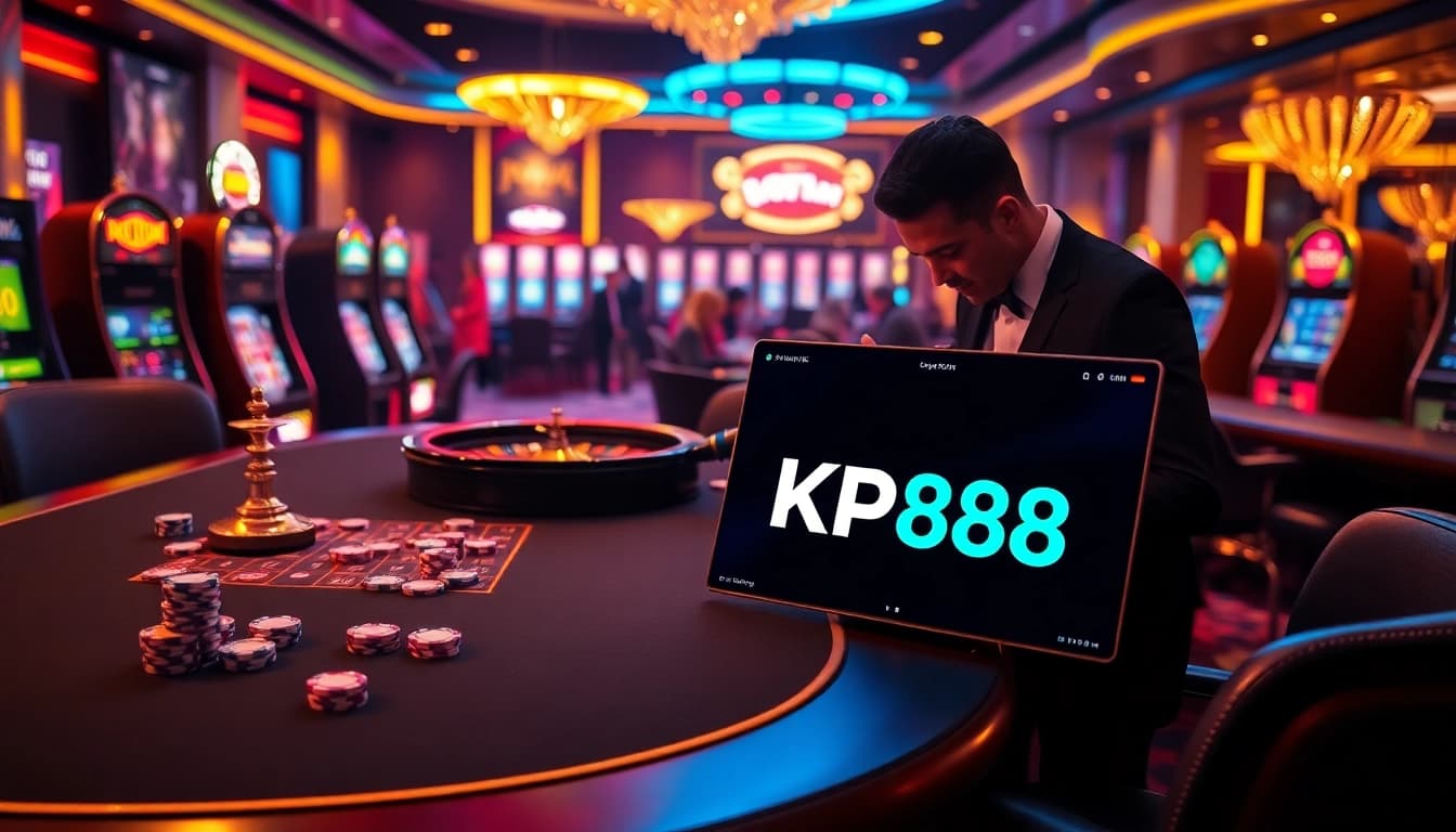 Experience high-stakes excitement at https://kp88.onl/ with poker and roulette in a luxurious casino.
