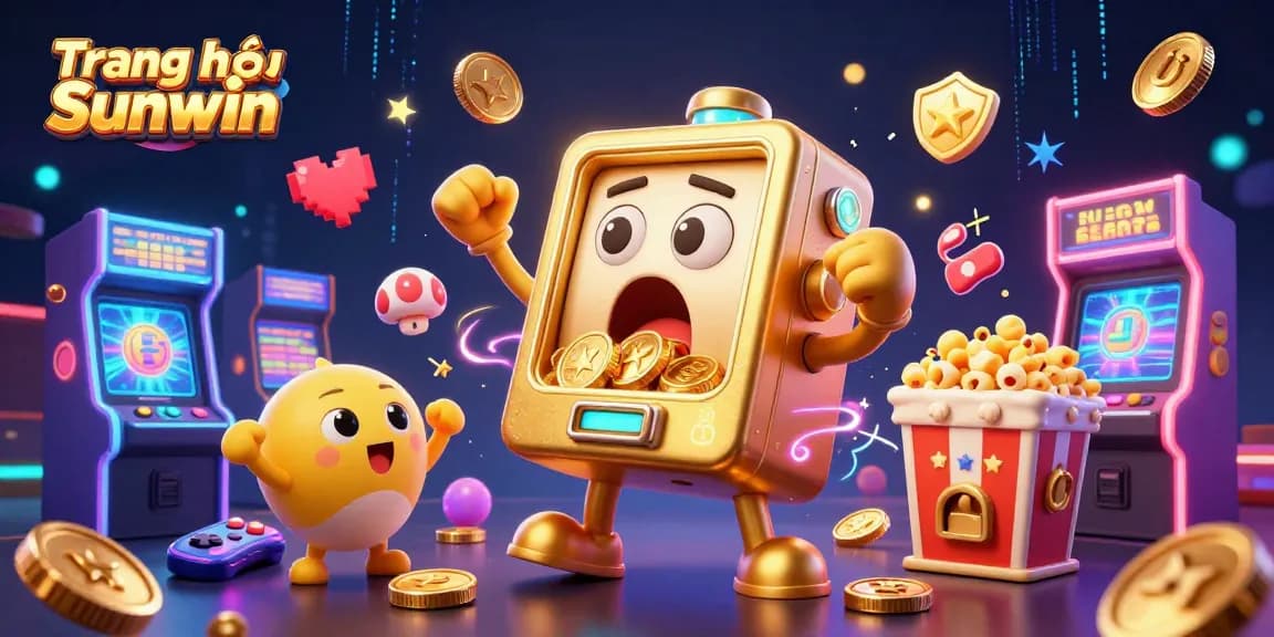 Spin and win at Trang chủ Sunwin with golden slot machines and dynamic gaming elements.