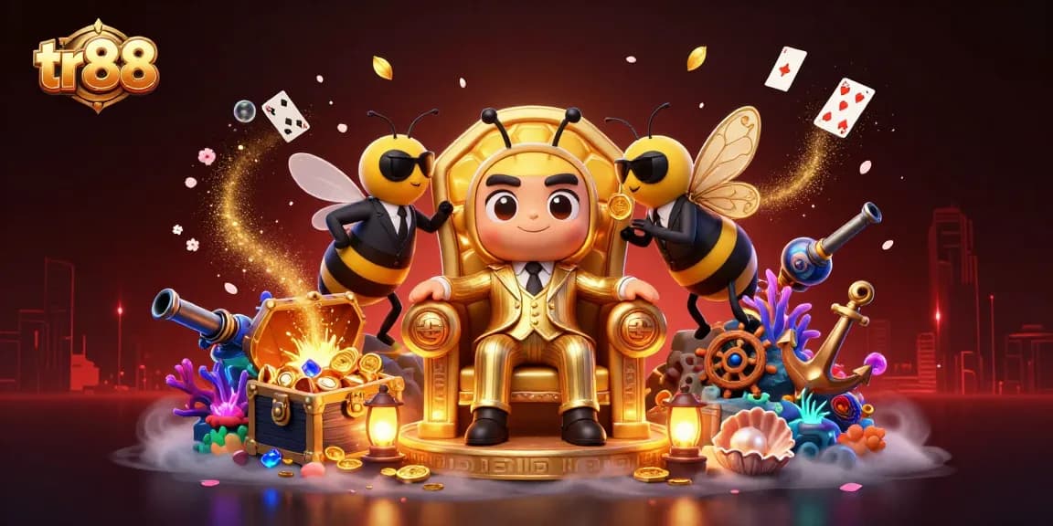 Experience thrilling wins at tr88 with vibrant characters and dynamic gaming scenes.
