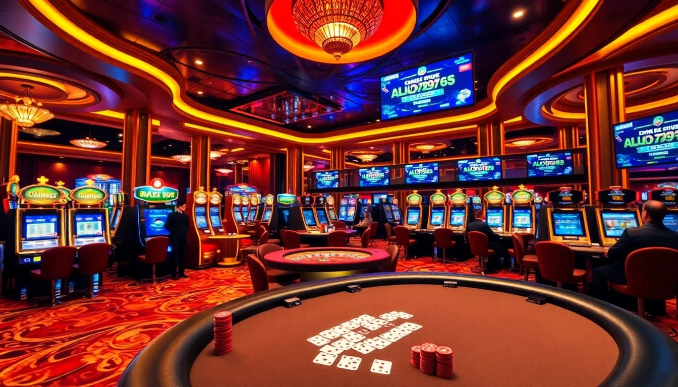 Experience the thrill of ALO789 with vibrant casino gaming visuals.
