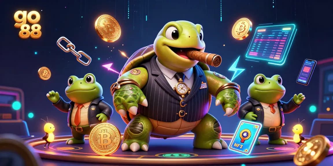 Join the fun at go 88 and meet the casino's unique snapping turtle and bullfrog enforcers!