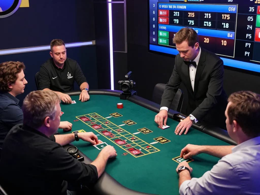 Players placing bets at a lively UU88 blackjack table in an online casino setting.