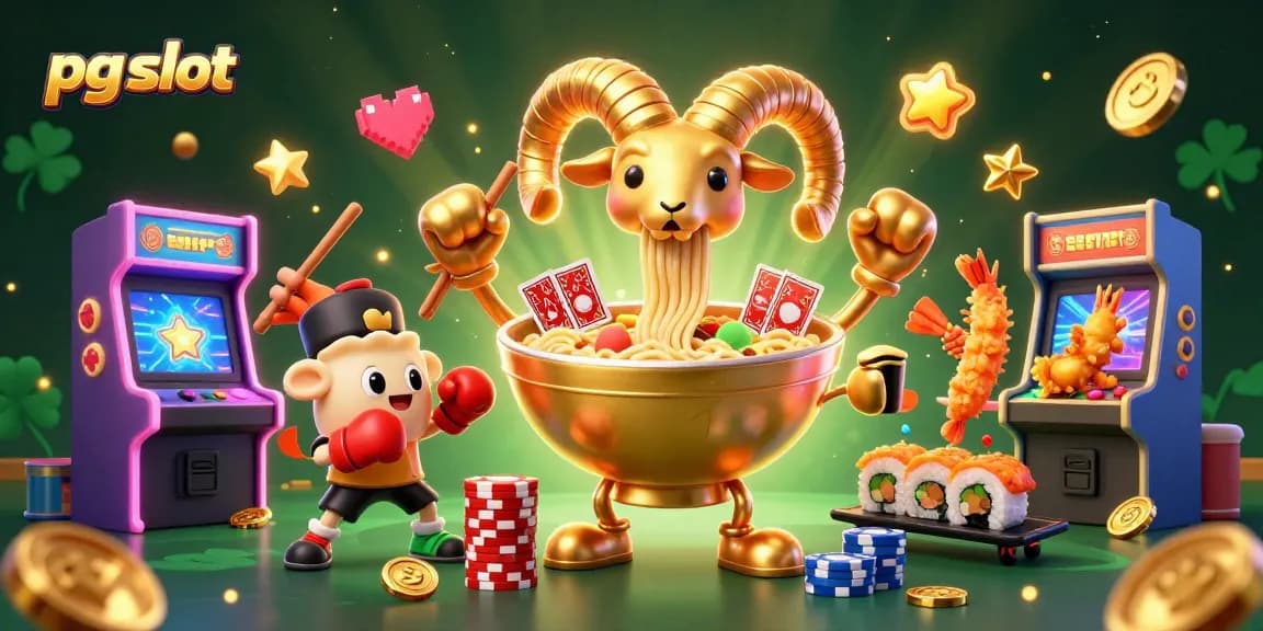 Spin the reels with PG slot action as vibrant characters stack chips, capturing casino excitement.