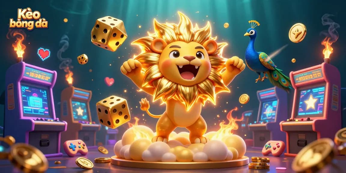 Engage in Kèo bóng đá with vibrant visuals and dynamic game elements, highlighting the excitement of sports betting.