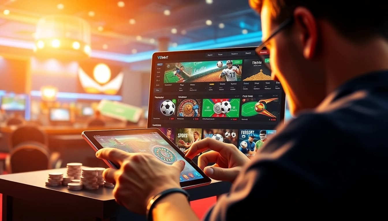 V9bet.ce engaging online betting platform showcasing casino games and sports.