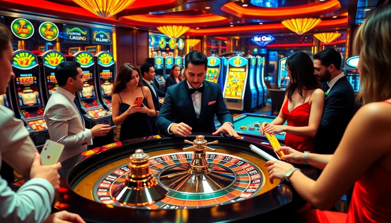 Experience thrilling casino excitement at LC88 COM with vibrant roulette and professional dealers.