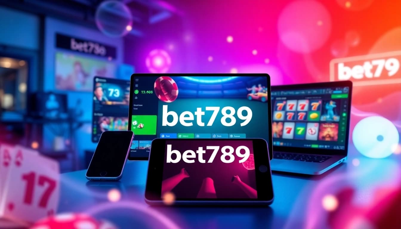 Explore the exciting world of bet789 with vibrant online gambling visuals.
