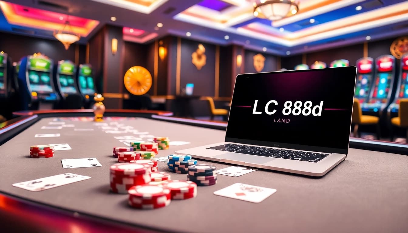 Experience the thrill of winning with LC88 Land's engaging casino atmosphere.