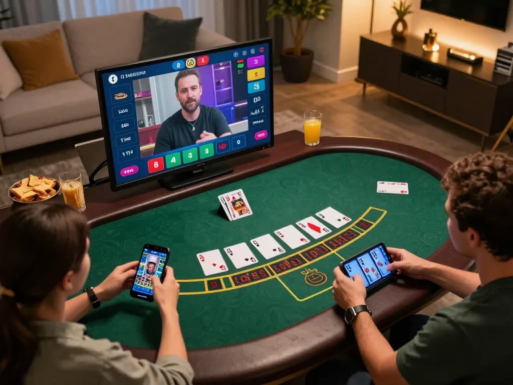 SHBET online blackjack session showcasing players engaging with the dealer and betting actively.