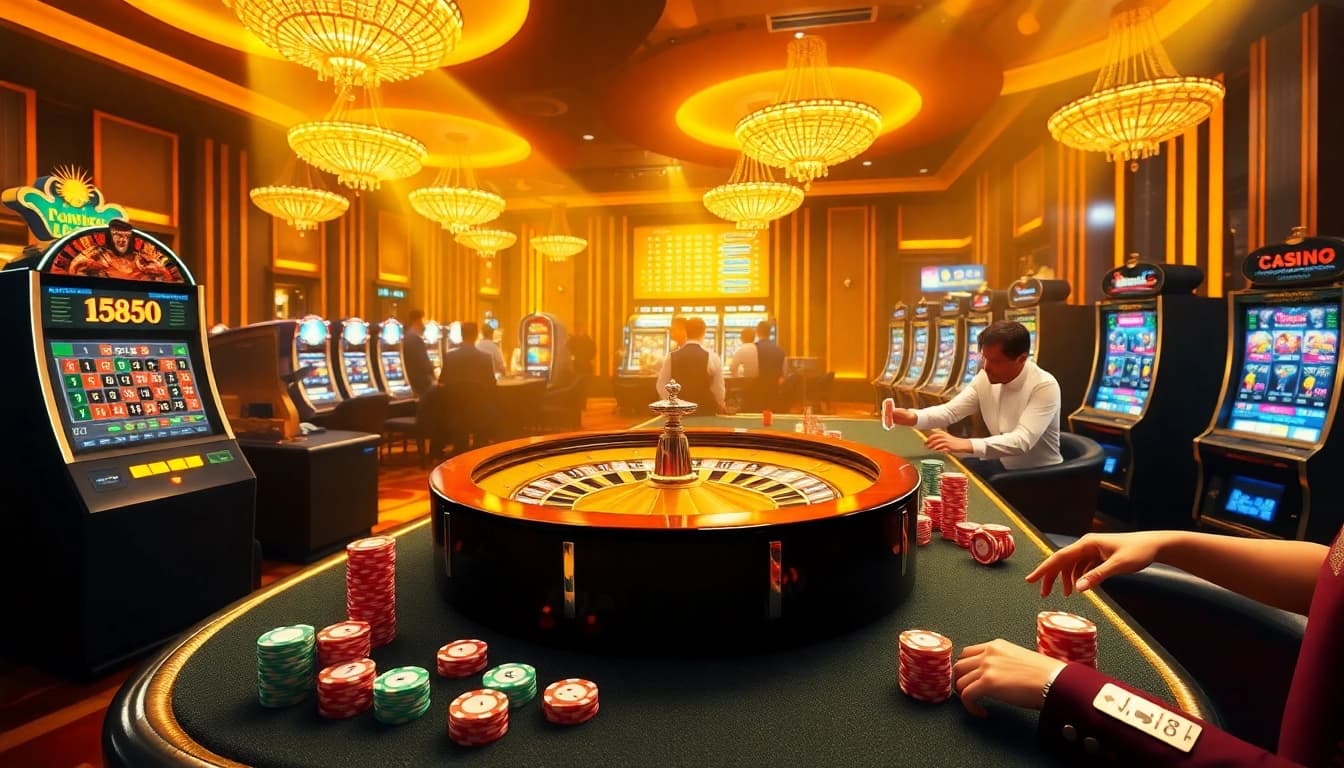 Experience the thrill of online gambling with https://mm88.moe/ in a luxurious casino environment.