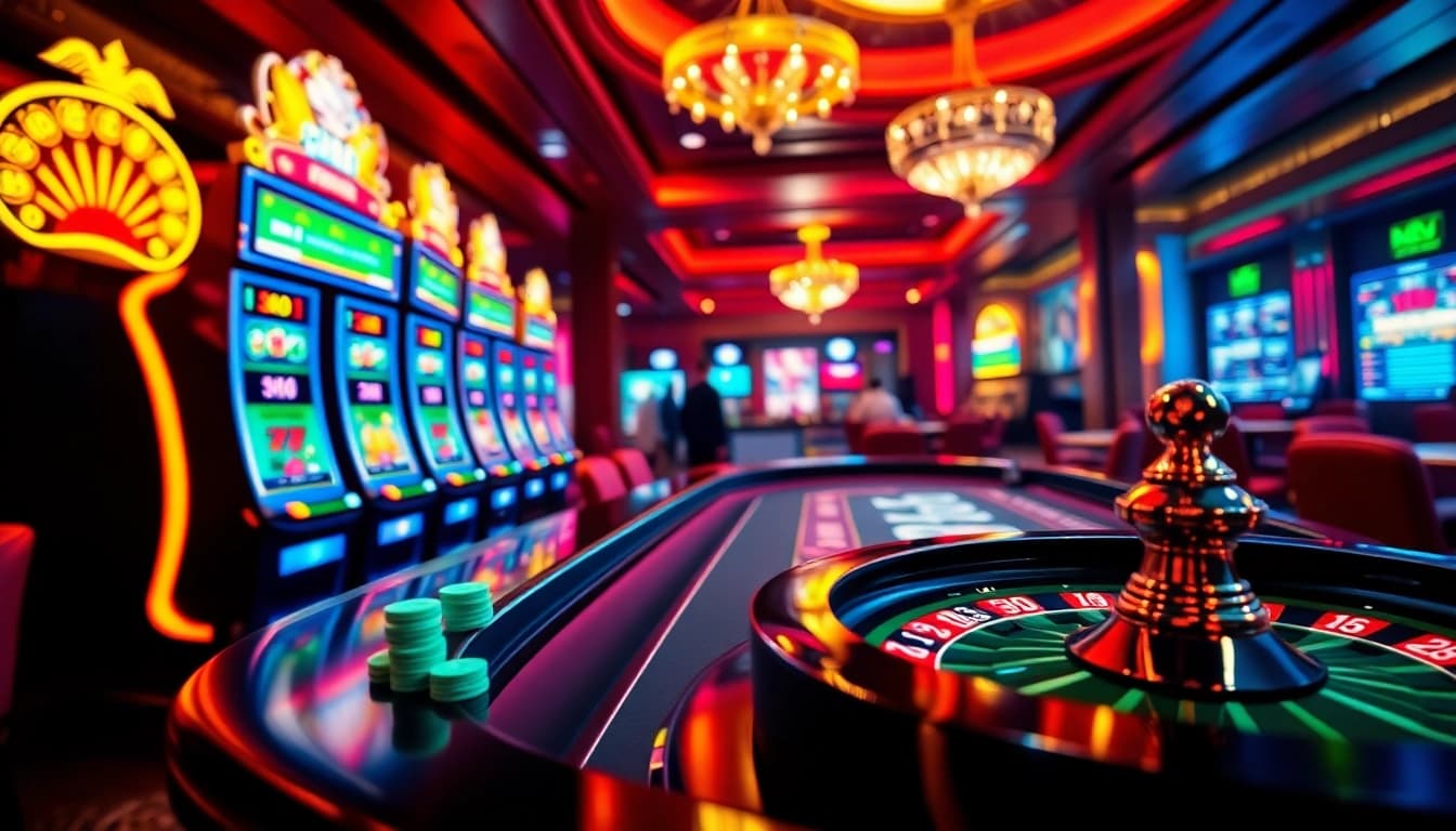 Experience thrilling gameplay at 58win1 with vibrant casino elements and exciting gaming opportunities.