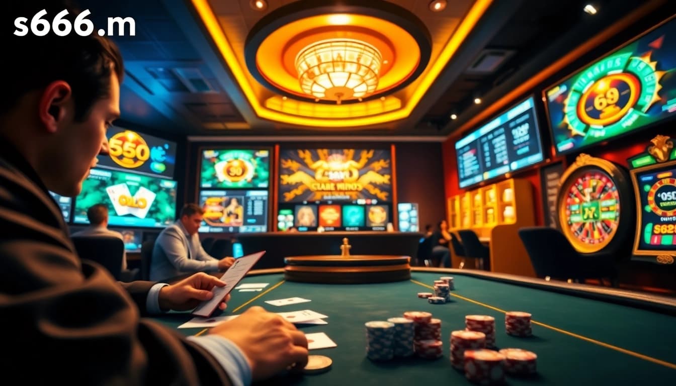 Experience thrilling games at s666.nyc's dynamic online casino platform