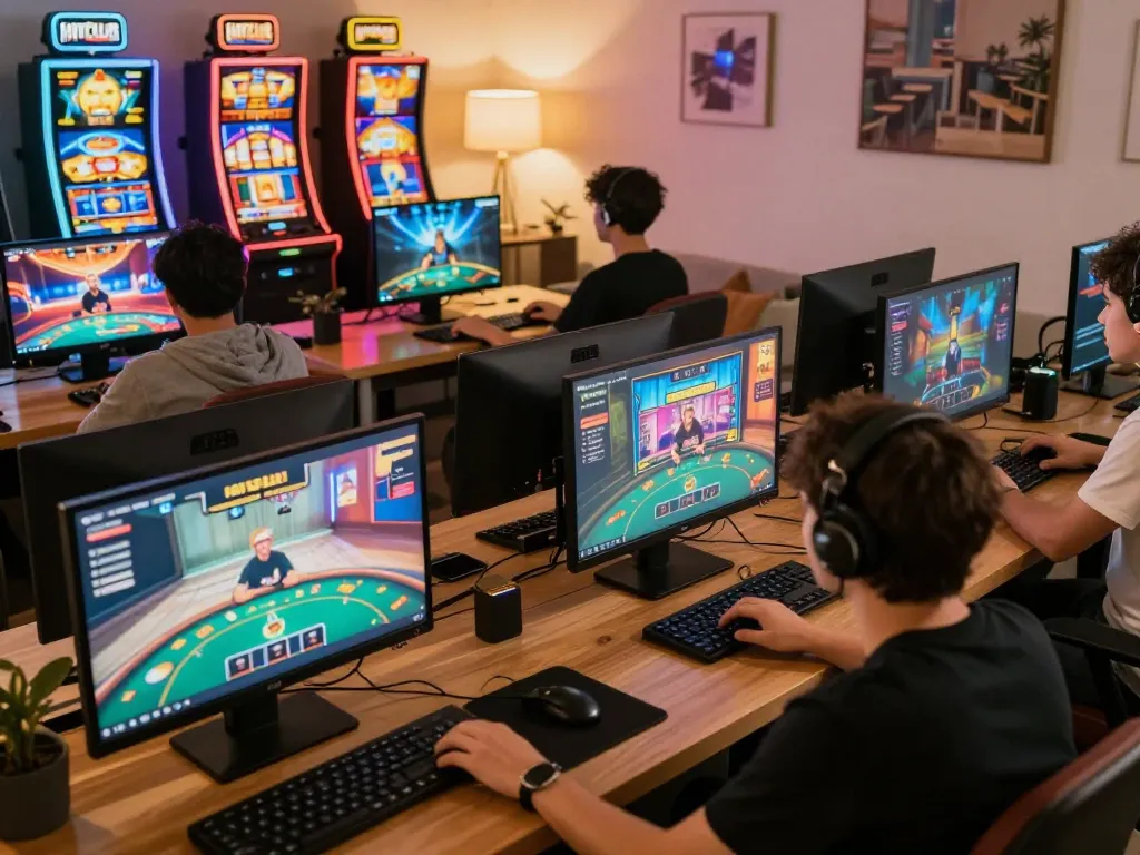 Players engaged in exciting gameplay on HITCLUB platform, showcasing vibrant gaming environment and strategic interactions.