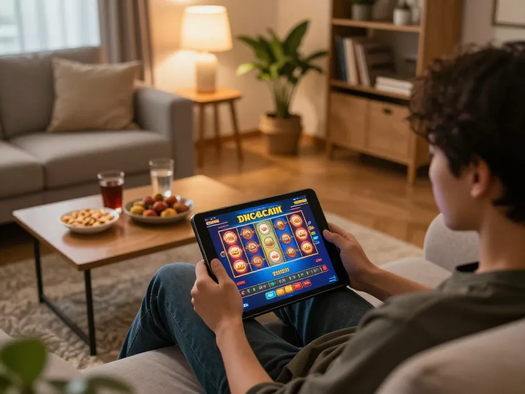 Bermain slot gacor online dari kenyamanan rumah dengan antarmuka yang berwarna-warni dan sentuhan pribadi