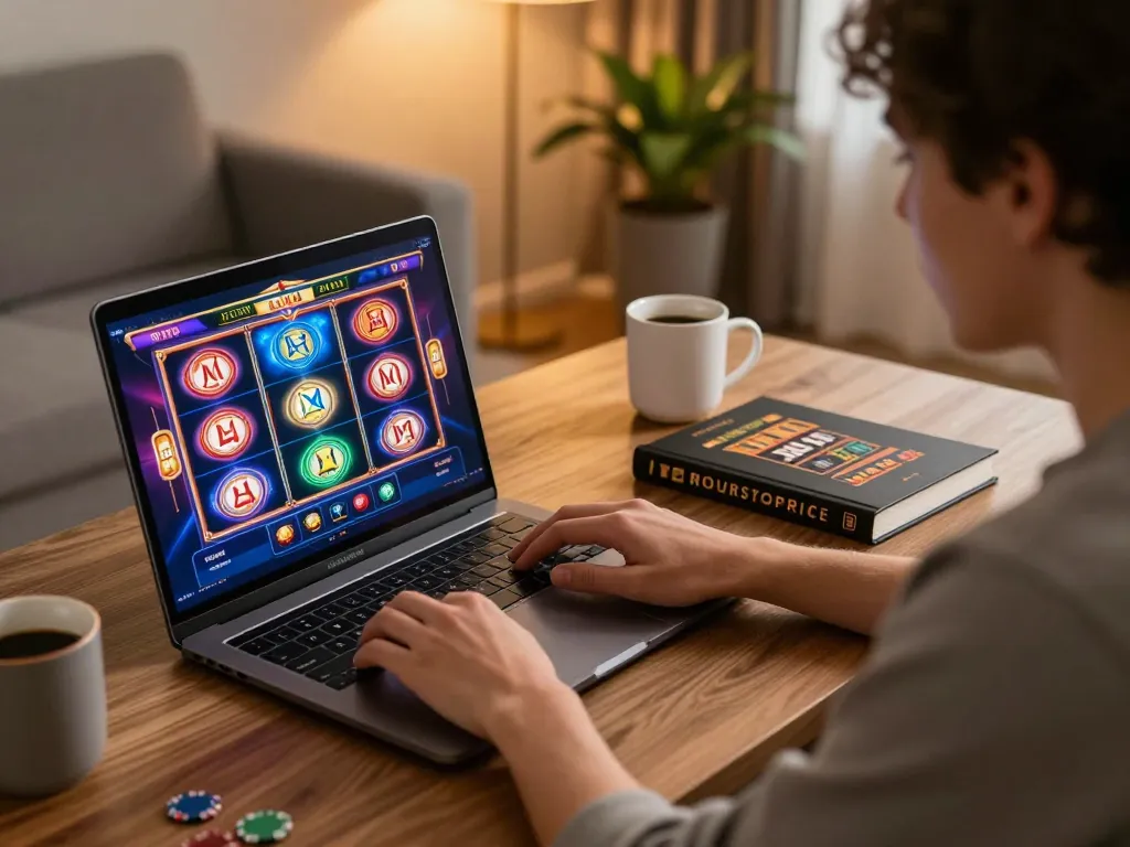 Engaging gameplay at home with Link mới lucky88 displayed on a vibrant online slot game