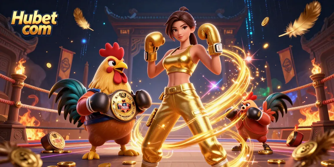 Join the action at Hubet com with a vibrant casino scene featuring dynamic characters and thrilling elements.