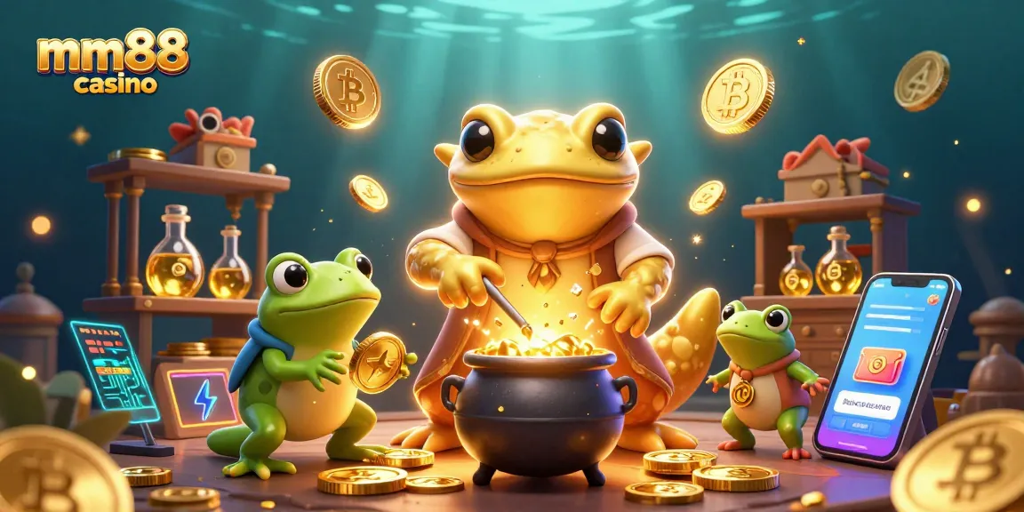 Engage in magical gold creation at mm88 casino, with unique alchemist characters.