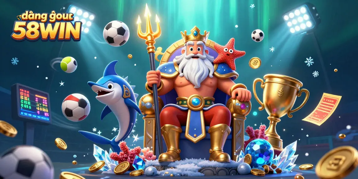 Engage in thrilling gameplay with đăng nhập 58WIN at this vibrant underwater casino scene.