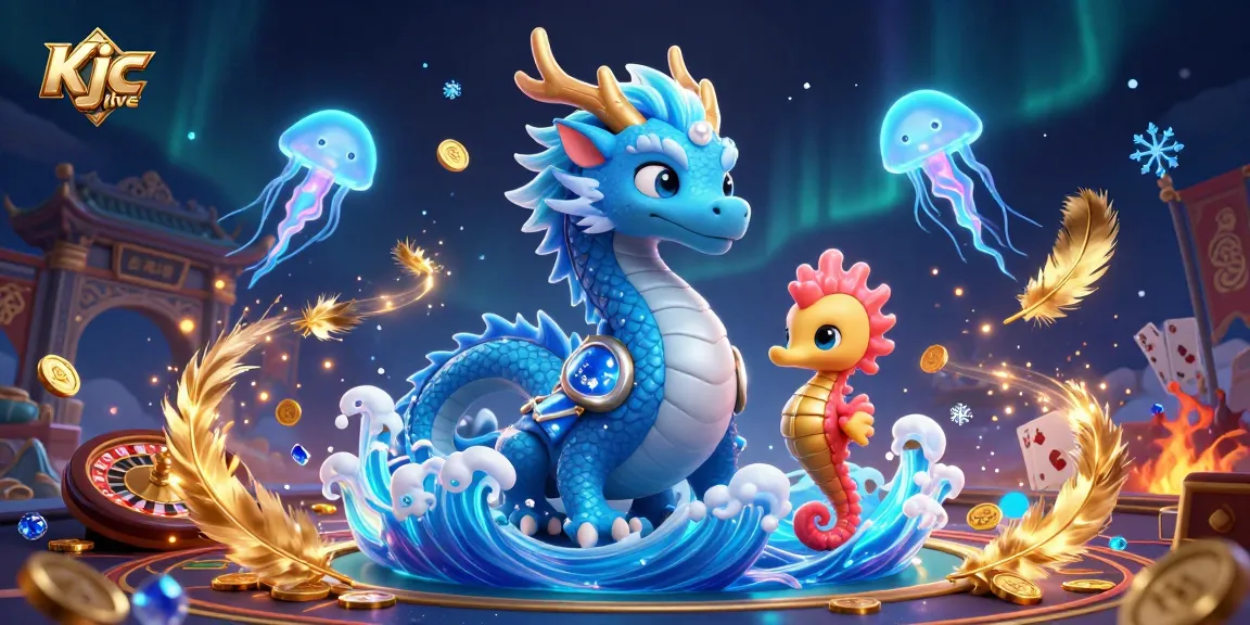 Engage with Kjc live while playing exciting casino games in a vibrant underwater world.
